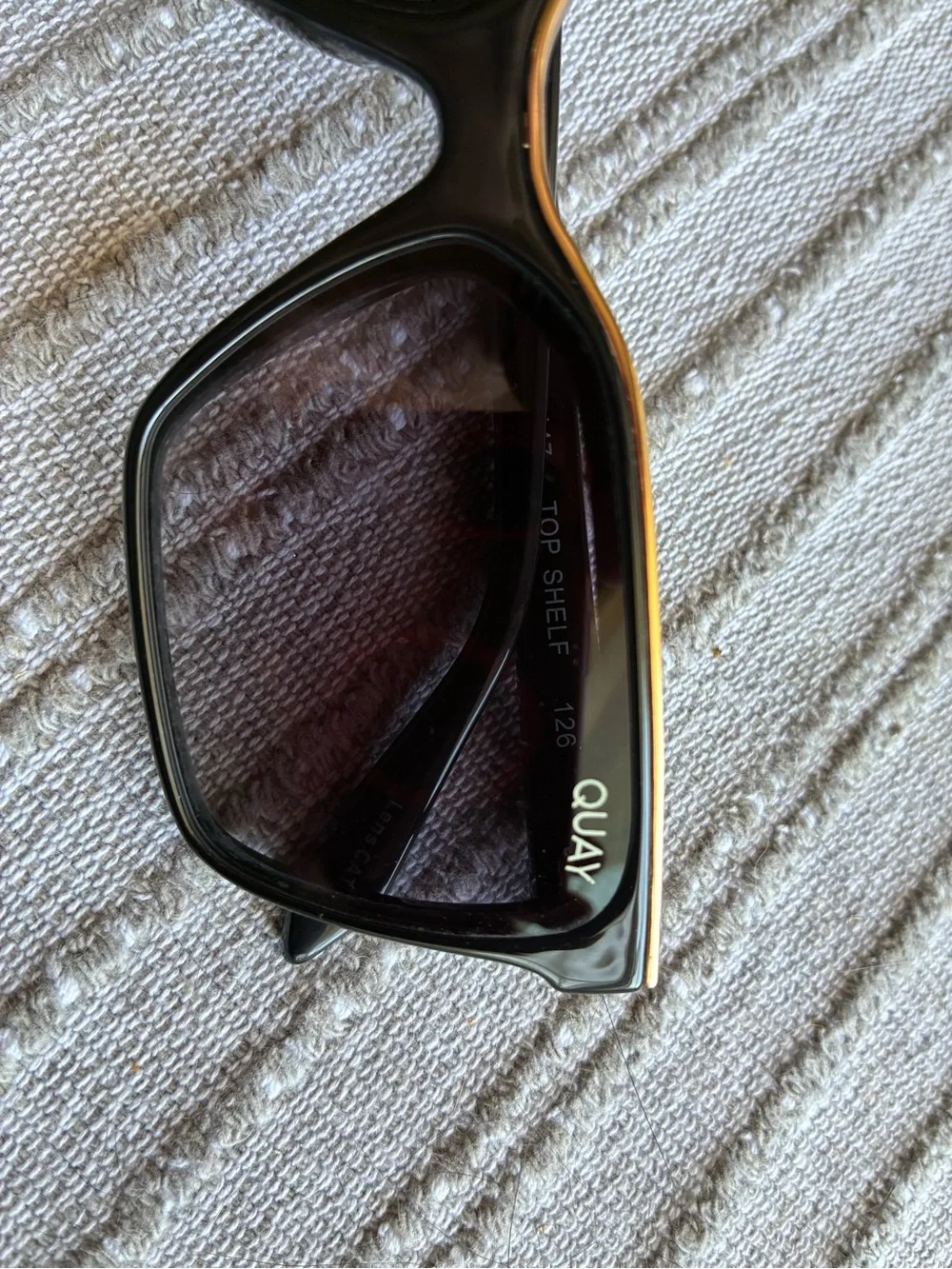 Quay Top Shelf Women’s Sunglasses — Glossy Black Frame
